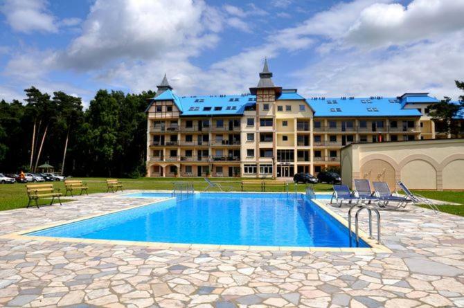 Appartamento Amber Blue Mare Łukęcin Esterno foto